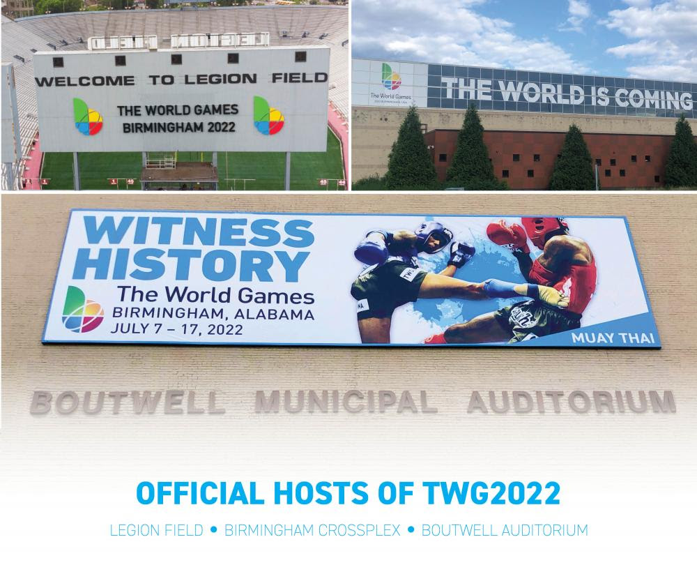 Three Competition Venues Announced for The World Games 2022