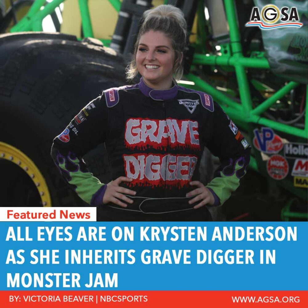All Eyes are on Krysten Anderson as She Inherits Grave Digger in Monster Jam