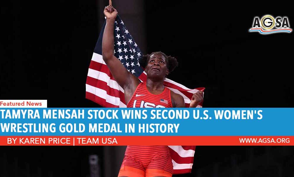 TAMYRA MENSAH STOCK WINS SECOND U.S. WOMEN’S WRESTLING GOLD MEDAL IN HISTORY