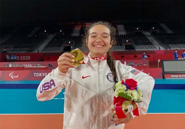 Emma Schieck, Sitting Volleball Gold Medalist