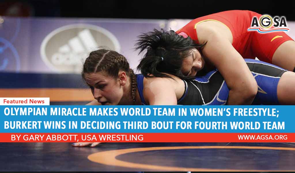 Olympian Miracle makes world team in women's freestyle
