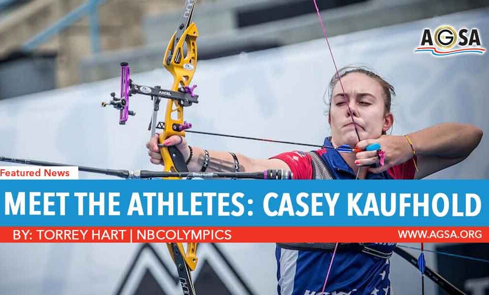 Casey Kaufhold Shooting an Arrow