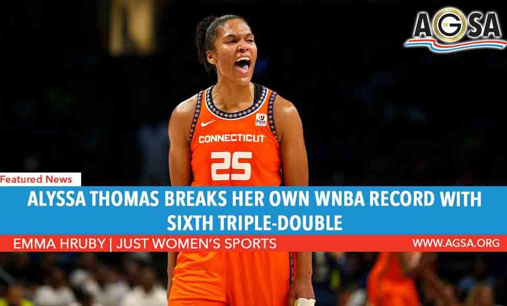 Alyssa Thomas breaks her own WNBA record with sixth triple-double