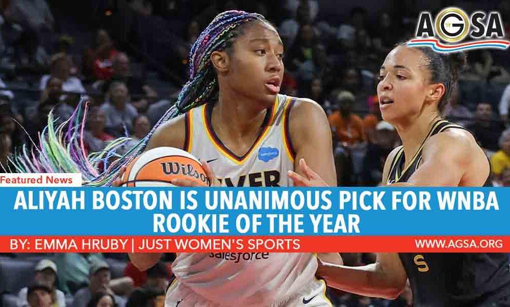Aliyah Boston is the unanimous pick for WNBA Rookie of the Year