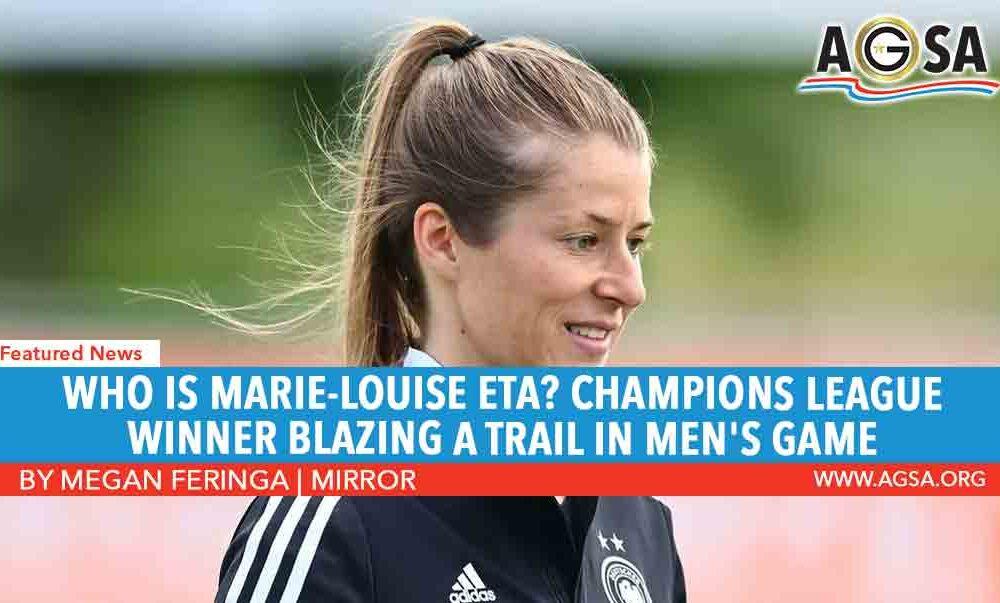 Marie-Louise Eta makes history by becoming first woman to take charge of a  men's team in Bundesliga game