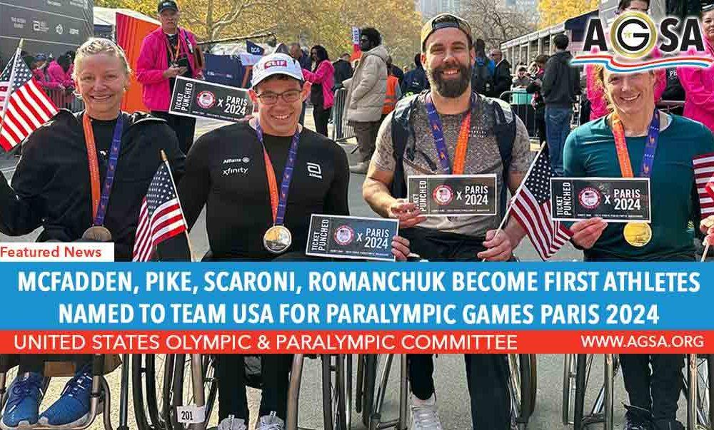McFadden, Pike, Scaroni, Romanchuk become first athletes named to Team USA for Paralympic Games Paris 2024