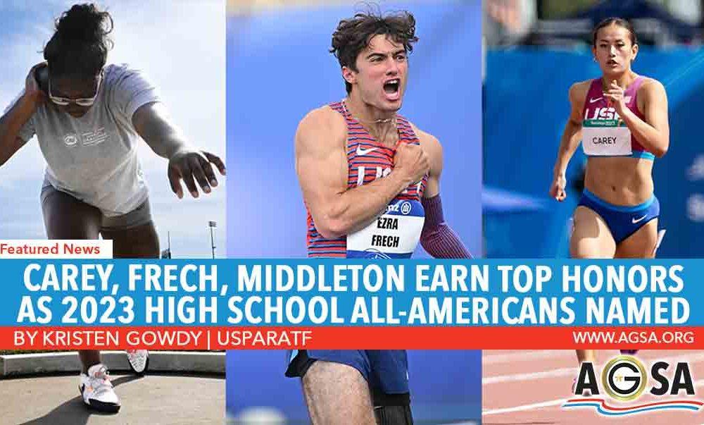 Carey, Frech, Middleton Earn Top Honors as 2023 High School All-Americans Named