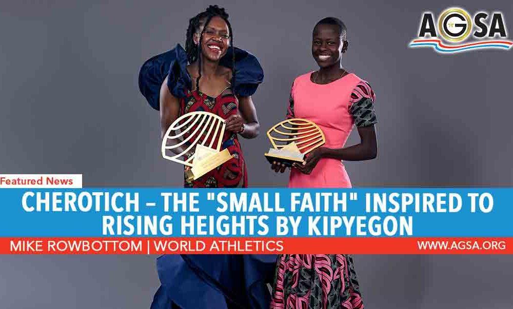 Cherotich – the “small Faith” inspired to rising heights by Kipyegon