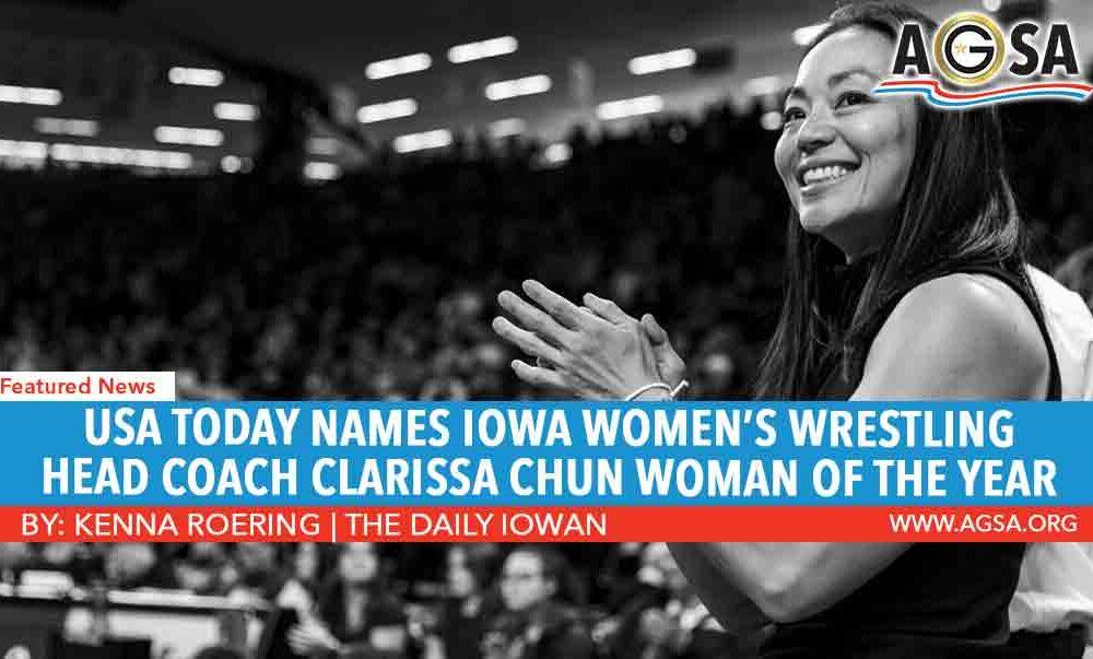 USA Today names Iowa women’s wrestling head coach Clarissa Chun Woman of the Year