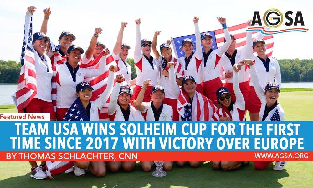 Team USA wins Solheim Cup for the first time since 2017 with victory over Europe